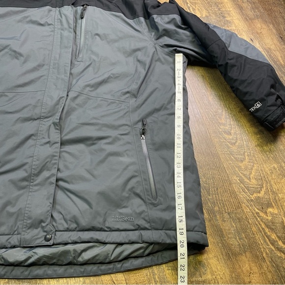 LL Bean Rugged Ridge Parka Jacket Coat Women's 2X Black Gray TEK Ski Snow Winter - Picture 7 of 15
